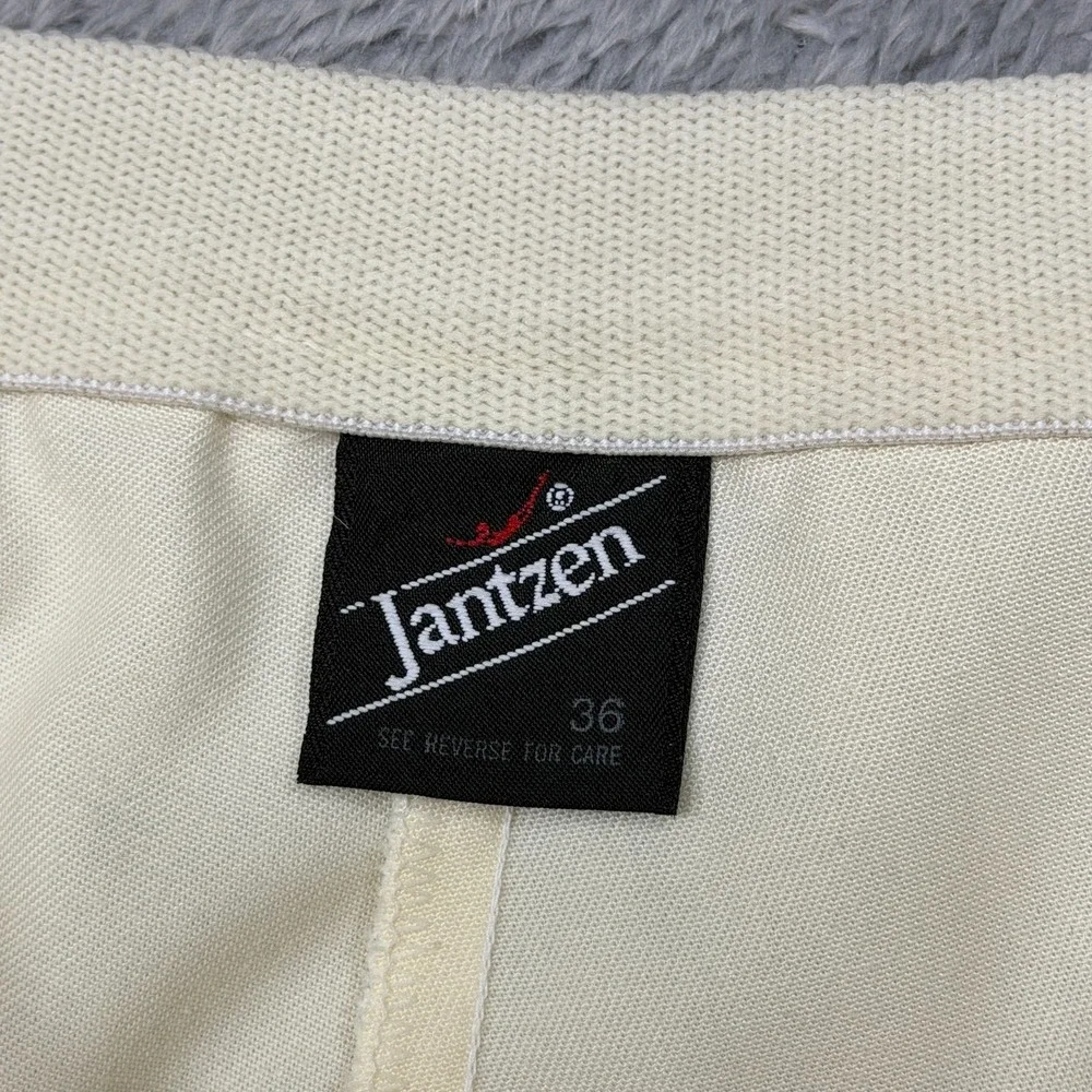 Vintage‎ Jantzen Shorts Mens 36 Ivory Terry Resort Beach Surf Retro 80s